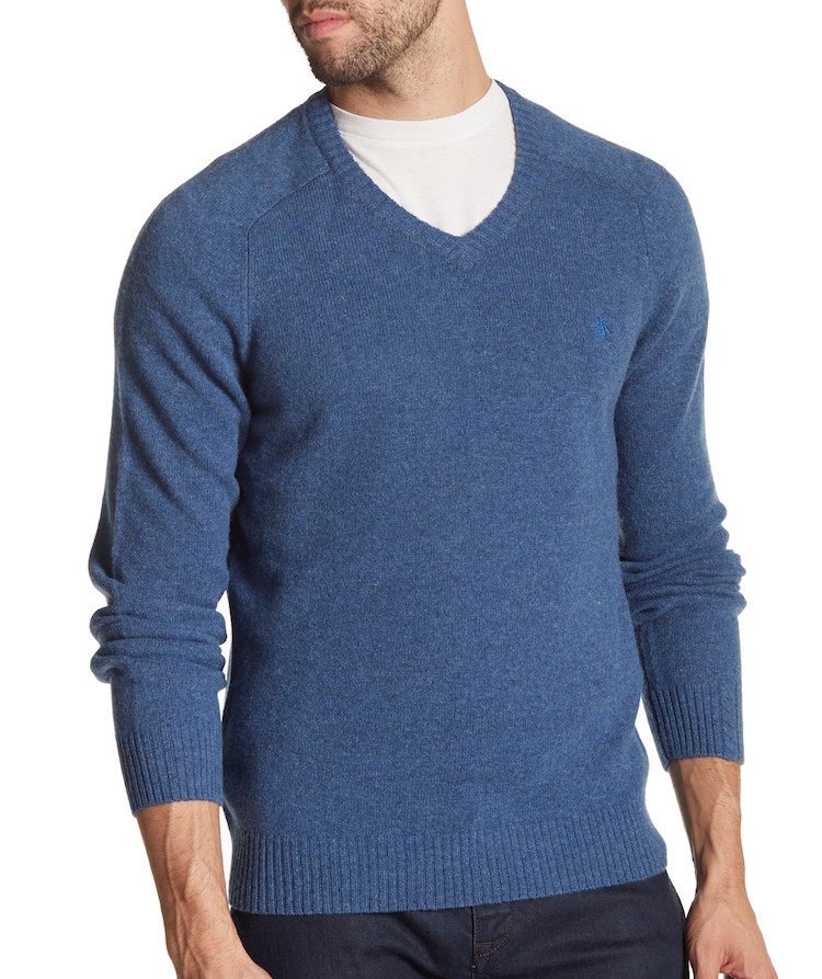 original-penguin-mens-lambswool-v-neck-sweater
