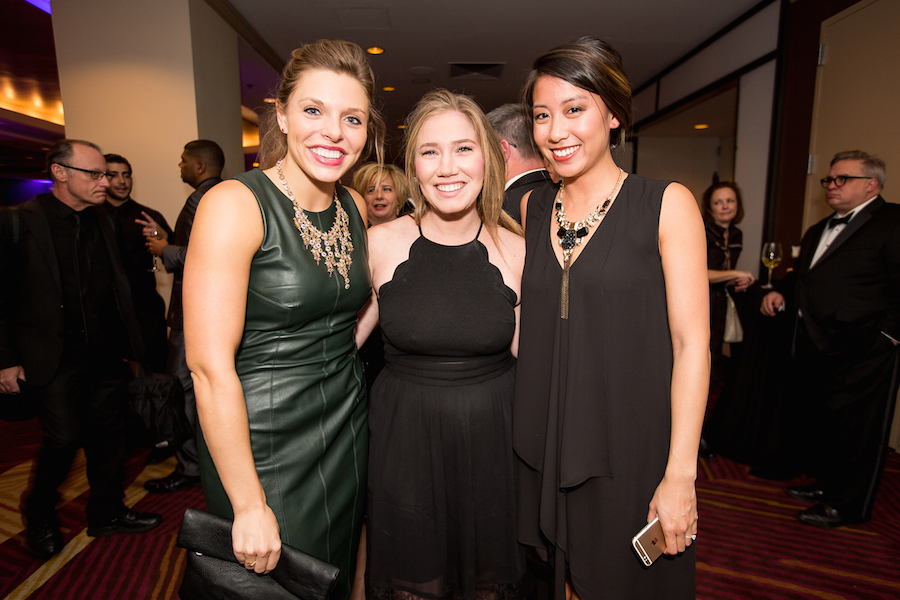 Jacqueline King, Emily Workman and Carolyn Ng