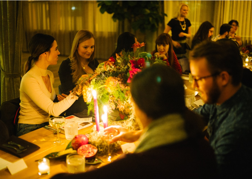 Vince x Gather Journal dinner in celebration of the release of the Winter 2017 issue