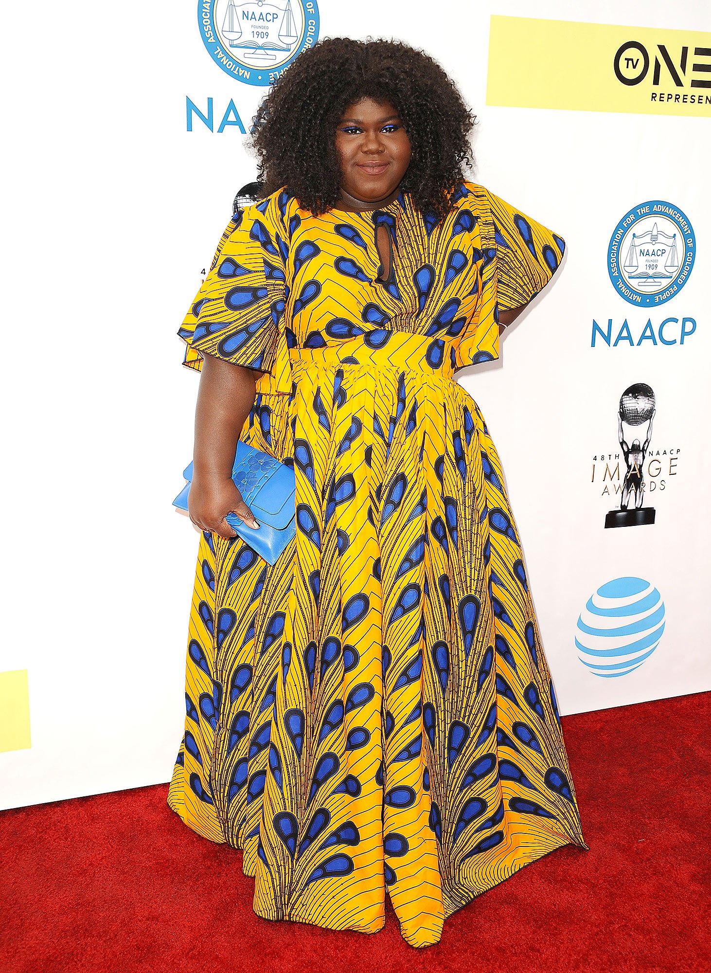 PASADENA, CA - FEBRUARY 11: Actress Gabourey Sidibe attends the 48th NAACP Image Awards at Pasadena Civic Auditorium on February 11, 2017 in Pasadena, California. (Photo by Jason LaVeris/FilmMagic)