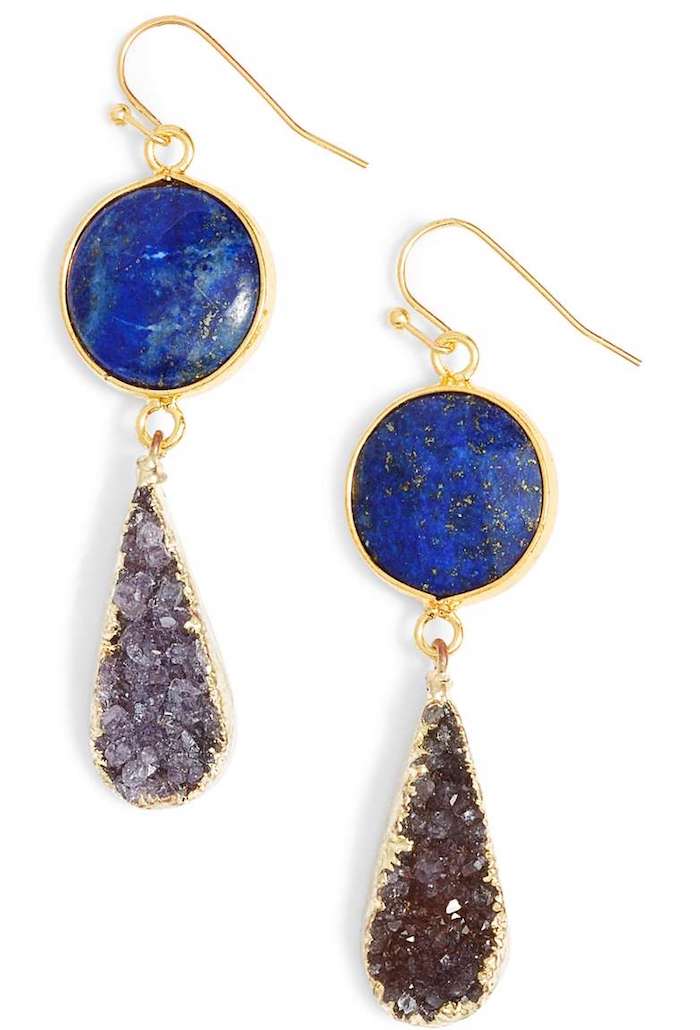 Drusy Drop Earrings NAKAMOL DESIGN