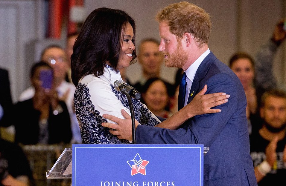 michelle obama prince harry