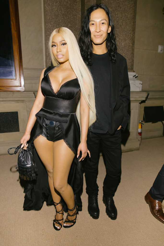 nicki minaj-alexander-wang-inside-cvff-awards-dinner-party