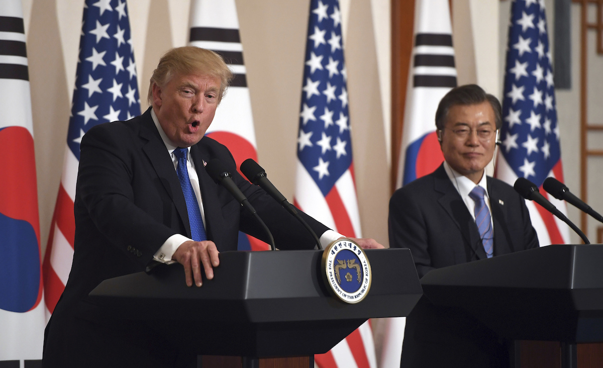 Donald Trump, Moon Jae-In
