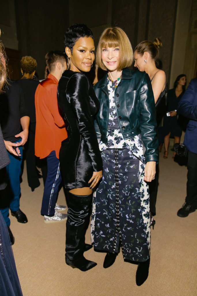 teyana taylor-anna wintour-cvff-awards-dinner-party