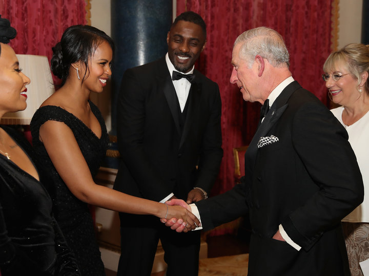 The Prince of Wales, Charles, hosts the 'One Million Young Lives' dinner at Buckingham Palace on December 14, 2017 in London, England.