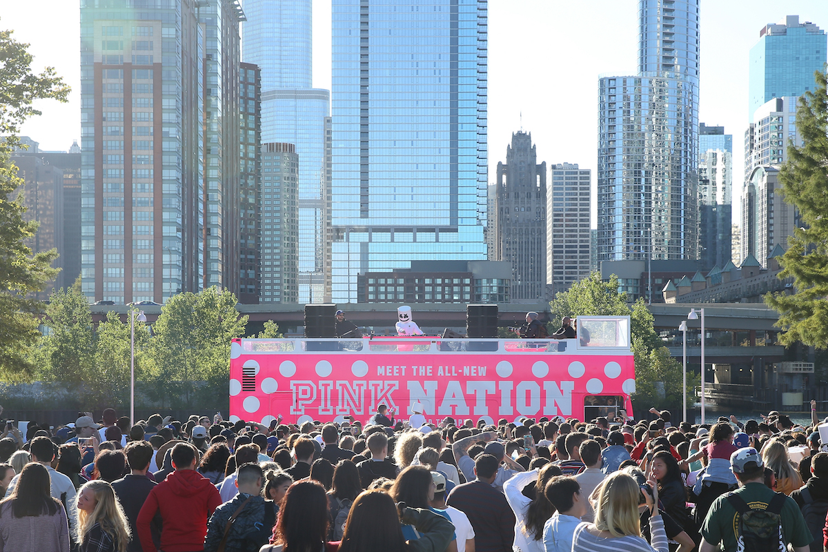 Victoria's Secret PINK And Marshmello Team Up For 'PINK Loves Chicago' Event