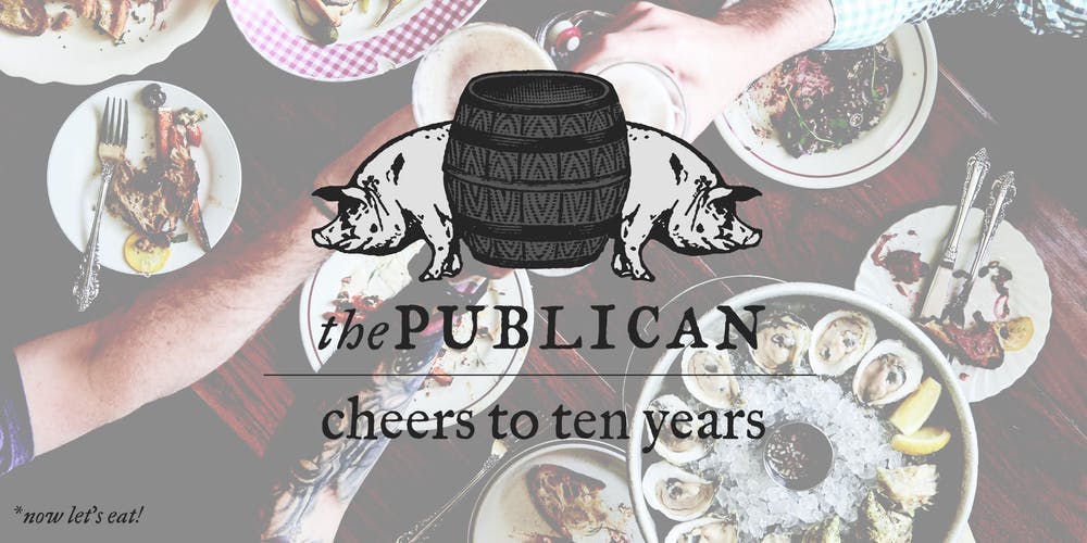 publican 10 years cheers dinner invite