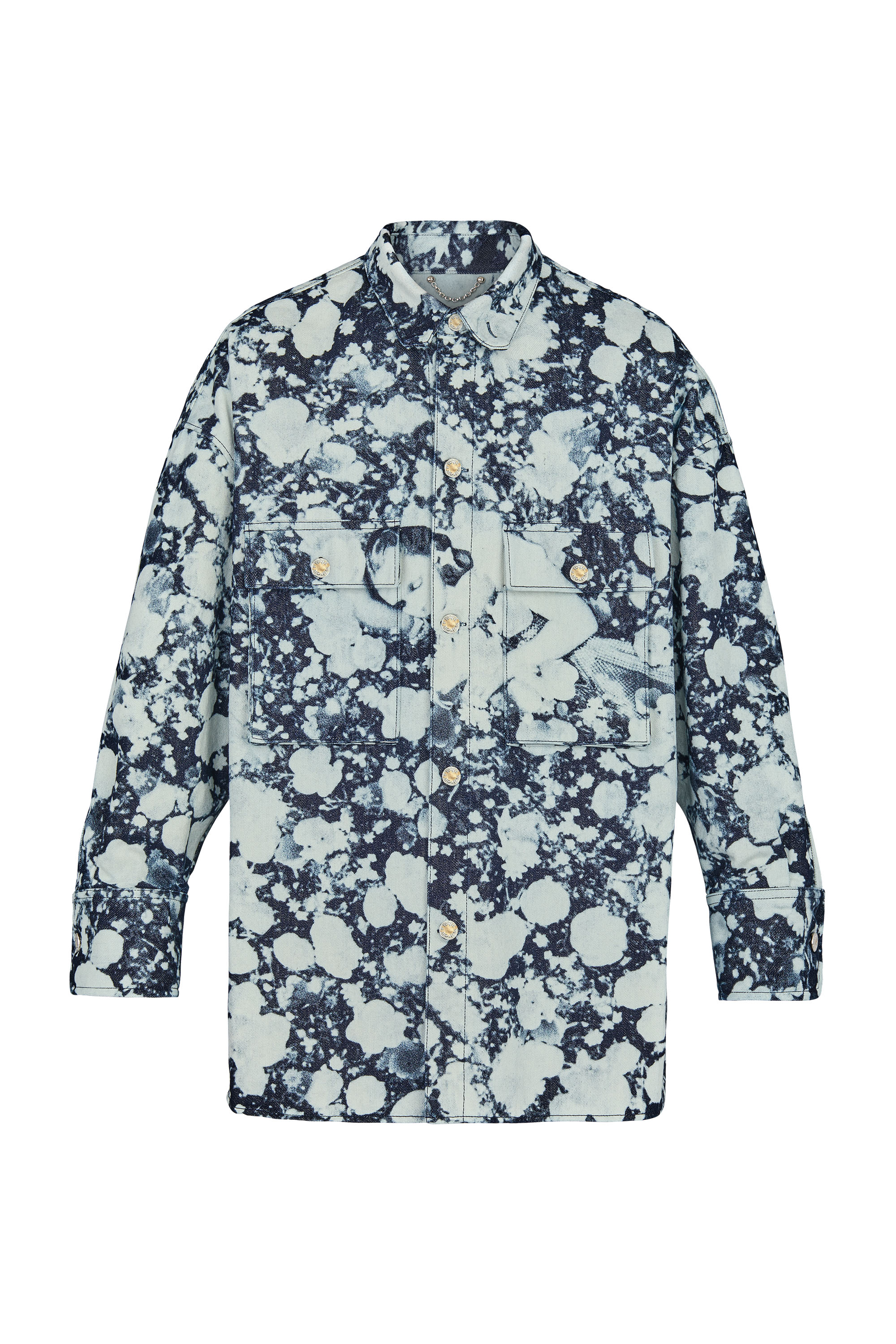 Virgil Abloh Louis Vuitton Mens Summer 2019 Collection_DENIM OVERSIZE SHIRT