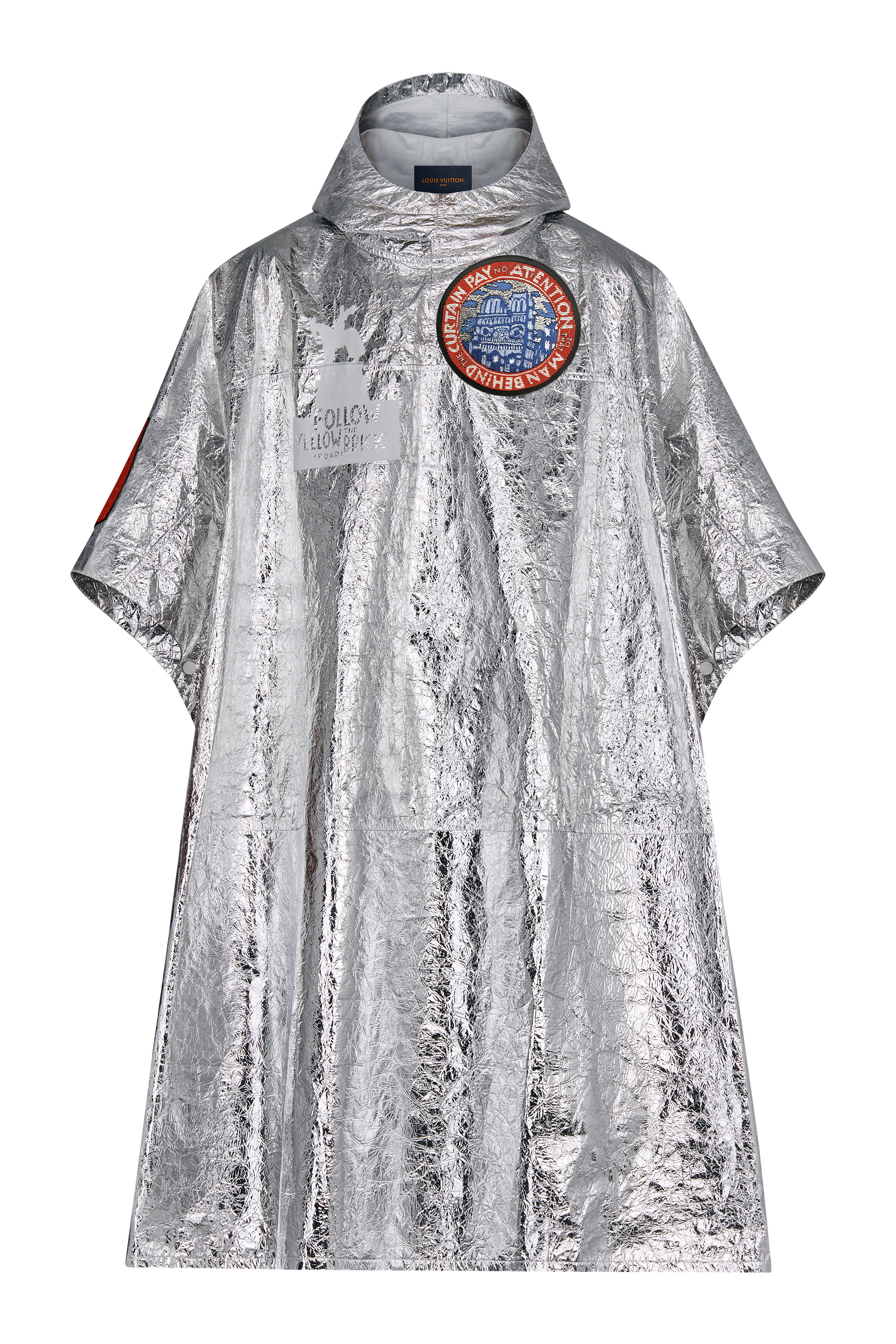 Virgil Abloh Louis Vuitton Mens Summer 2019 Collection_PAPER LEATHER RAIN PONCHO