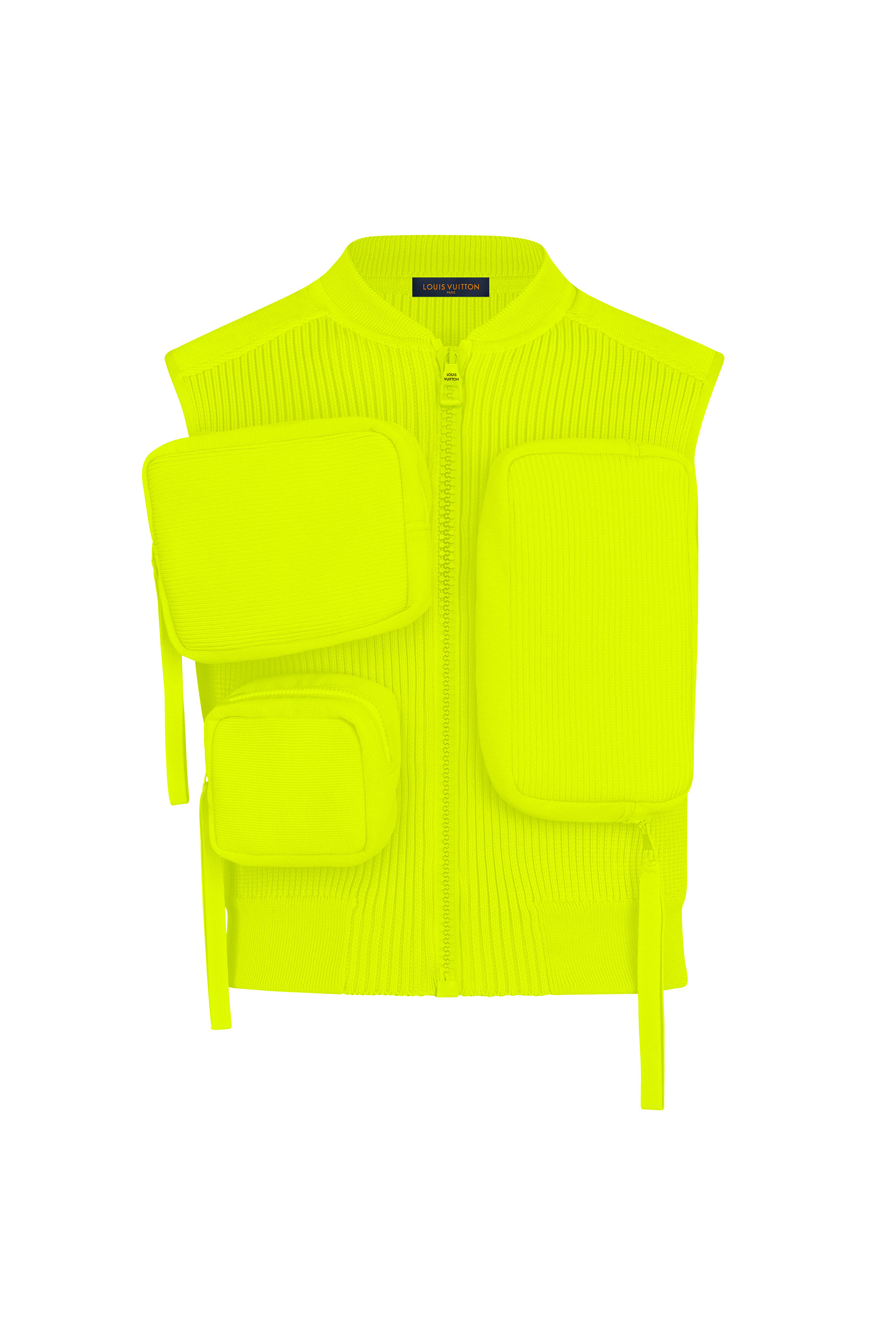 Virgil Abloh Louis Vuitton Mens Summer 2019 Collection_RIBBED UTILITY VEST