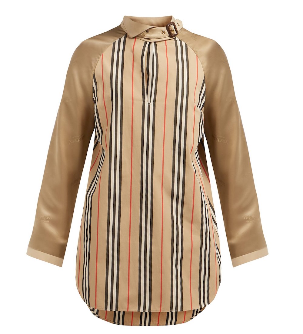 BURBERRY Wallpaper Heritage Stripe cotton blouse