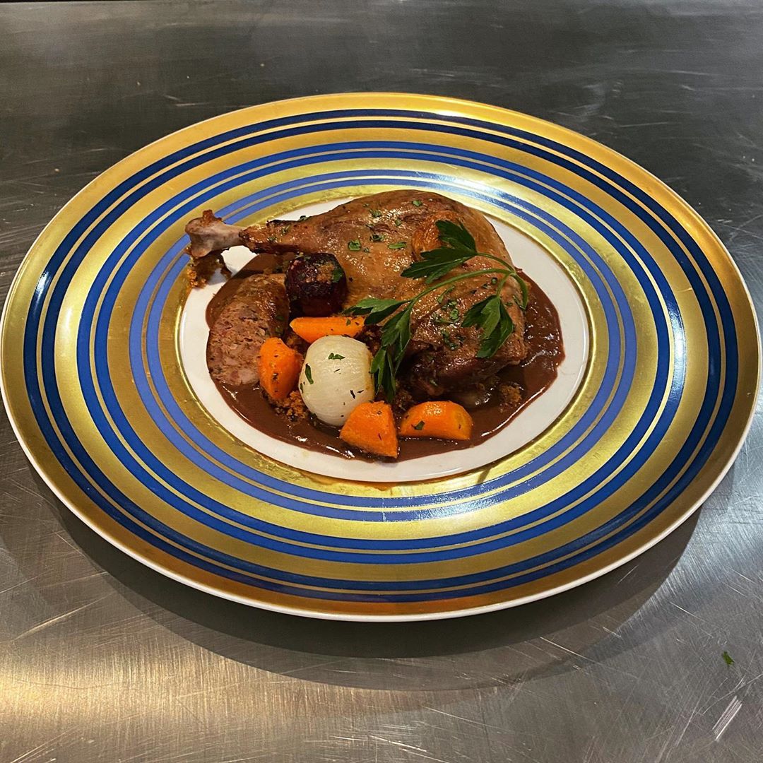 Alinea Duck cassoulett-fancy feasting in Chicago