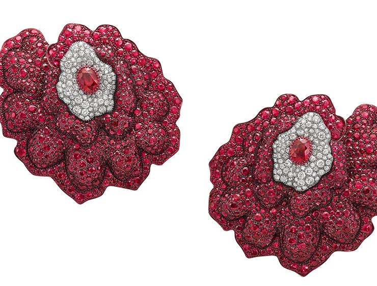 Sothebys Brilliant and Black: A Jewelry Renaissance VANLELES Enchanted Garden Earrings