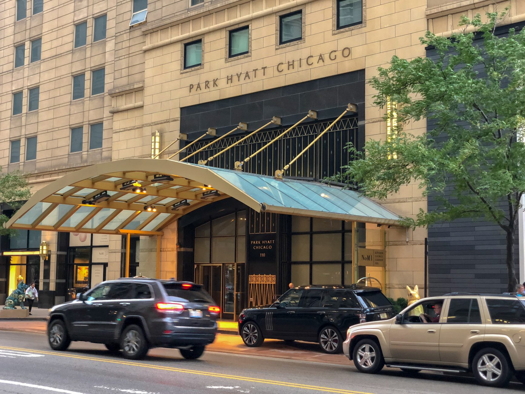 Park Hyatt Chicago Front entrance Reopening Summer 2022 Nomi kitchen open june 7