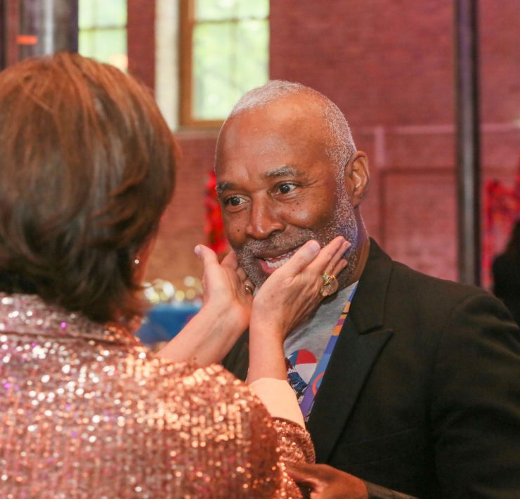 MCA Director Madeleine Grynsztejn and Artist Nick Cave-MCA Art Edge gala 2022 Nick Cave Jack Cave: The Color Is and Nick Cave: Forothermore