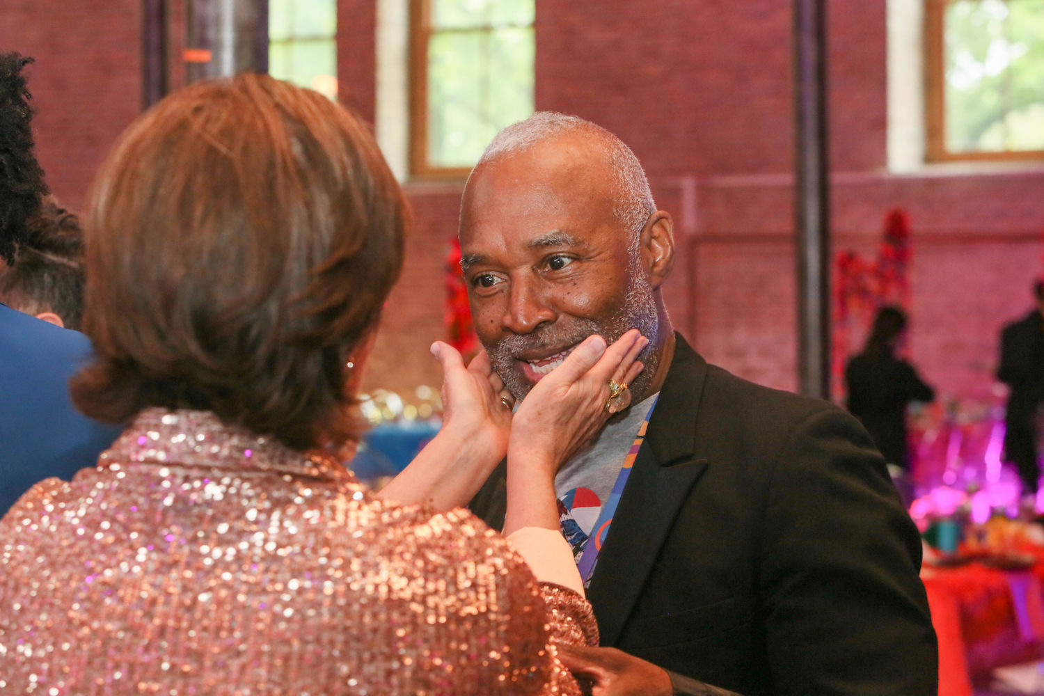 MCA Director Madeleine Grynsztejn and Artist Nick Cave-MCA Art Edge gala 2022 Nick Cave Jack Cave: The Color Is and Nick Cave: Forothermore