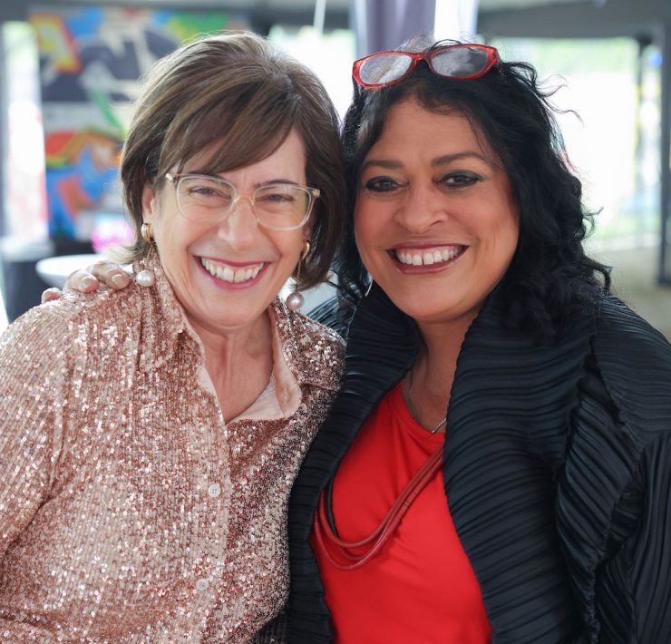 MCA Director Madeleine Grynsztejn and DuSable Museum of African American History Director Perri Irmer MCA Art Edge gala 2022 Nick Cave Jack Cave: The Color Is and Nick Cave: Forothermore