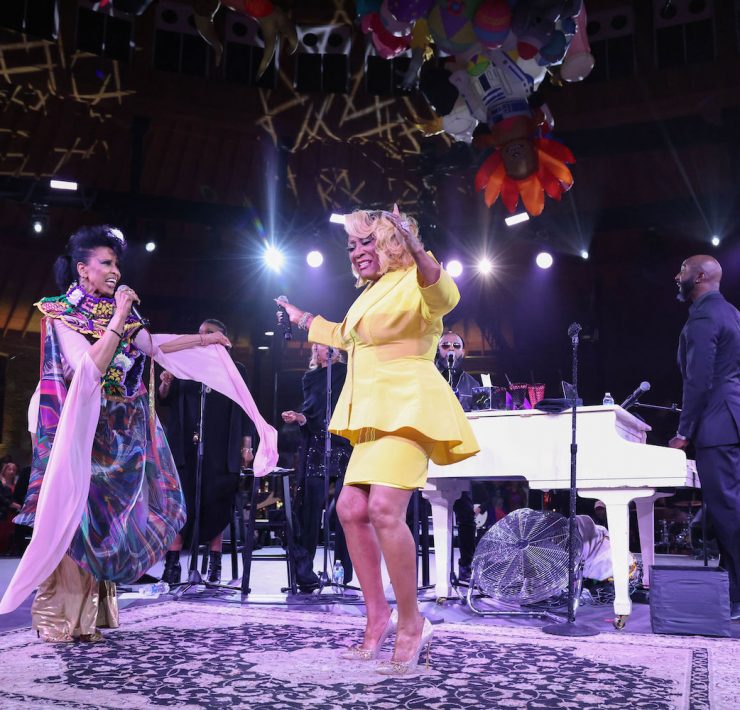 Nona Hendryx and Patti LaBelle MCA Art Edge gala 2022 Nick Cave Jack Cave: The Color Is and Nick Cave: Forothermore