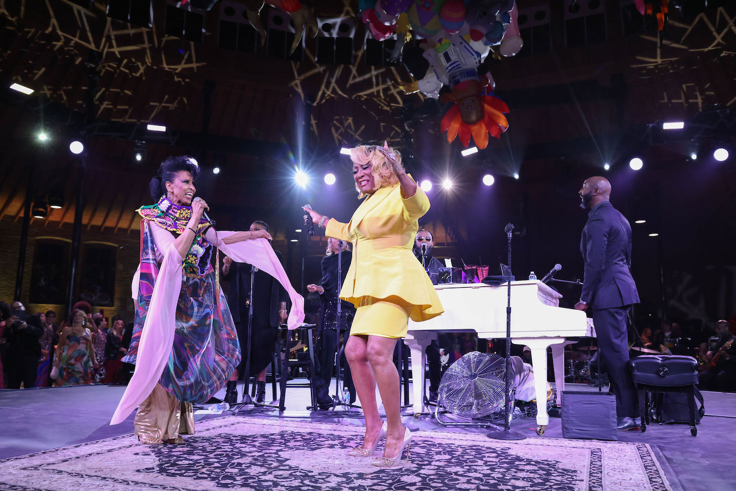 Nona Hendryx and Patti LaBelle MCA Art Edge gala 2022 Nick Cave Jack Cave: The Color Is and Nick Cave: Forothermore