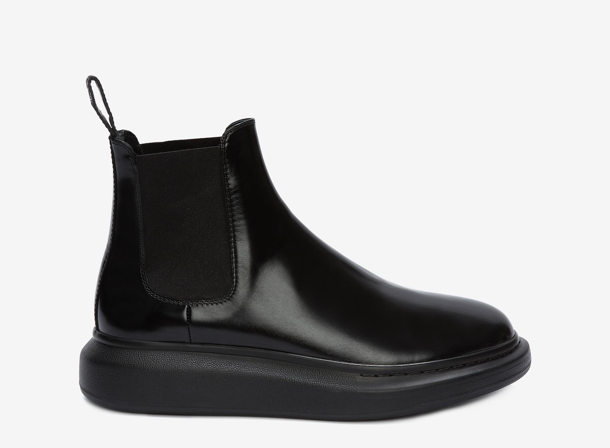 alexander mcqueen hybrid chelsea boots