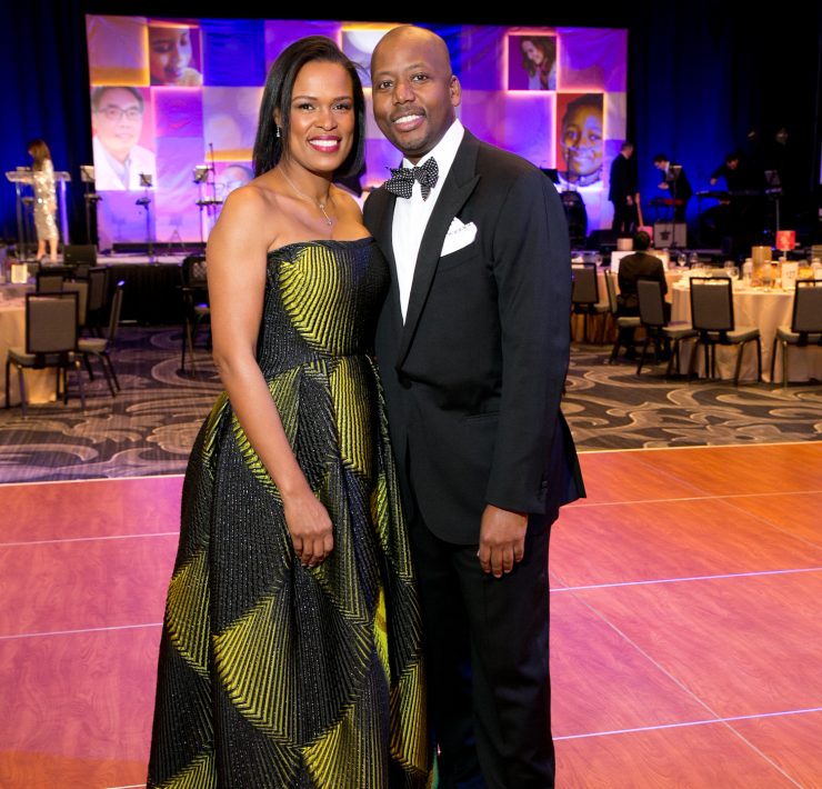 Image of Children's Research Fun Children's Ball co-chairs Devanee and Alex Washington Scenes From The $3 million Raising Evening at The 2022 Childrens Ball